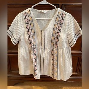 Embroidered Boutique Top